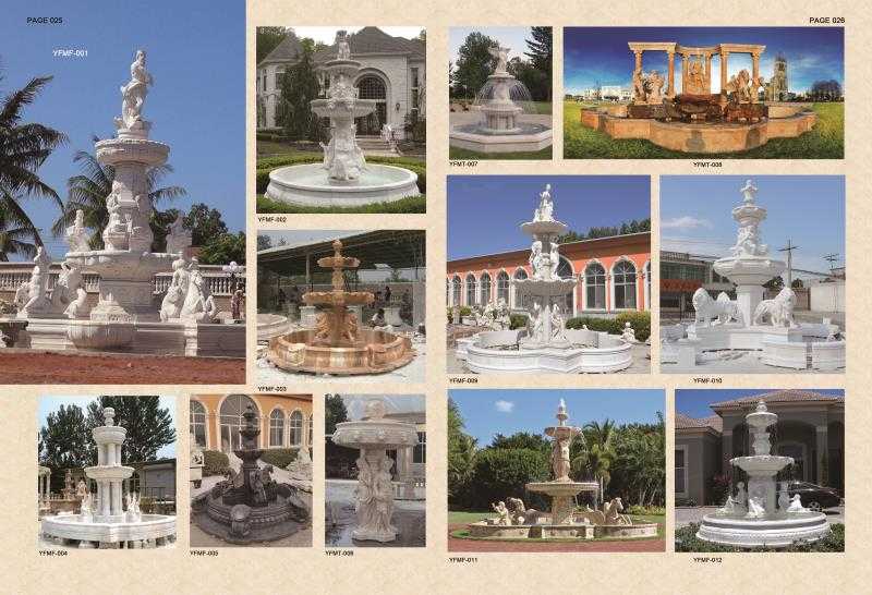 marble water fountains