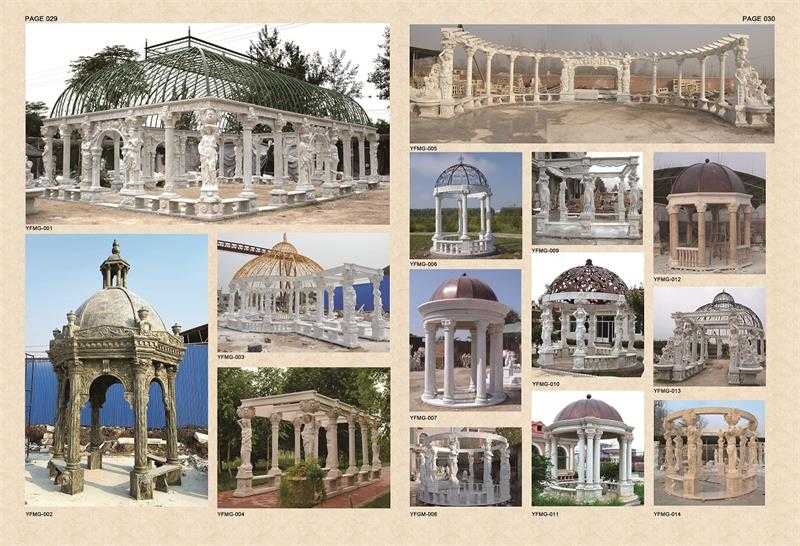 large marble gazebo