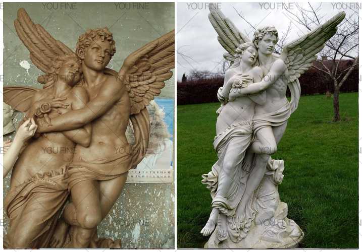 Famous Outdoor Angel Marble Statue of Apollo and Daphne For Garden Decor