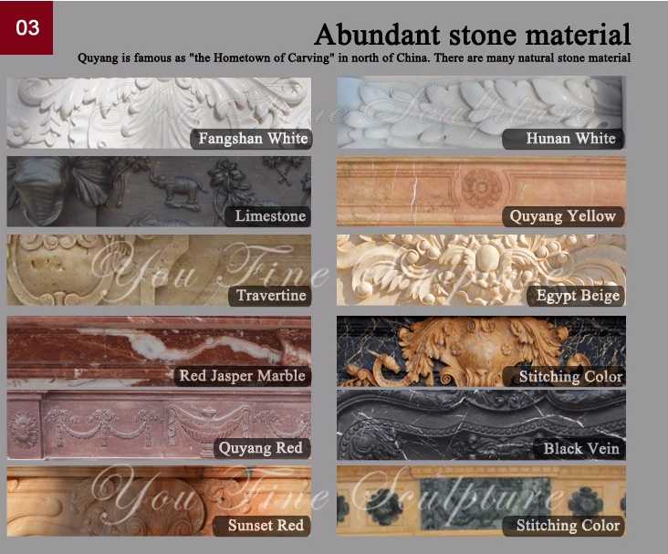 How to order Marble/Stone Fireplaces Mantel