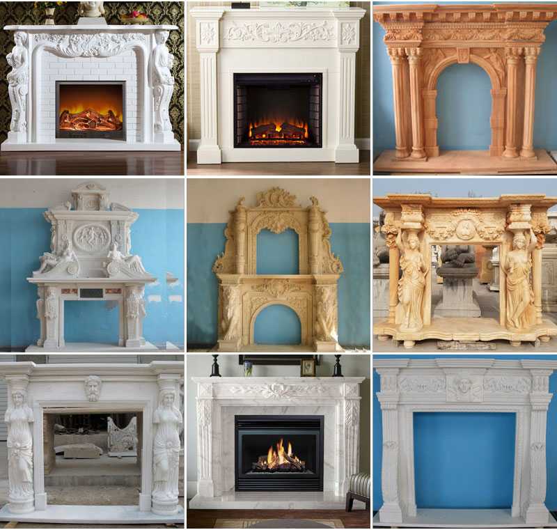 marble fireplace surrounmental-frame