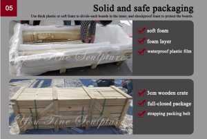 solid and safe packing of fireplace