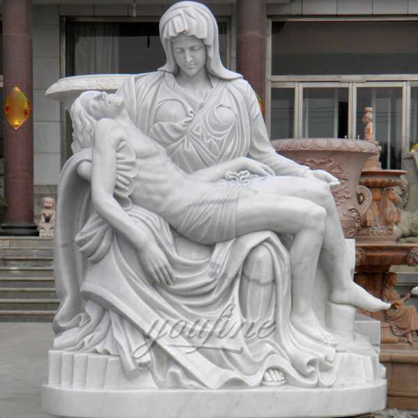 Life size religious pieta statue by Michelangelo for saleYou Fine