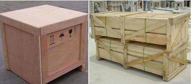 Inside: Soft plastic foam Outside: Strong fumigated wooden cases & iron Crate