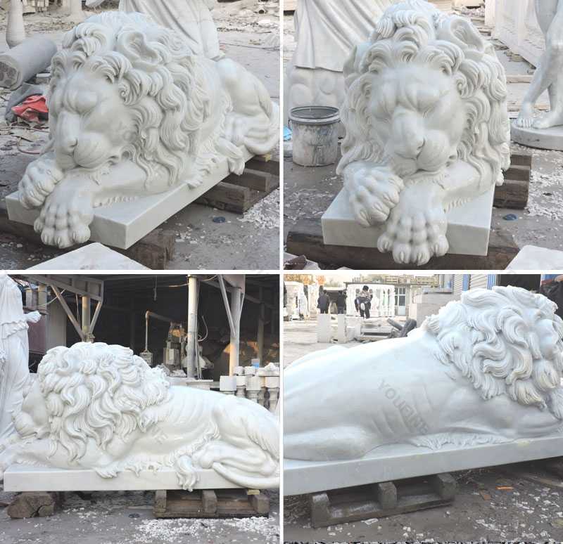 Huge lion statue
