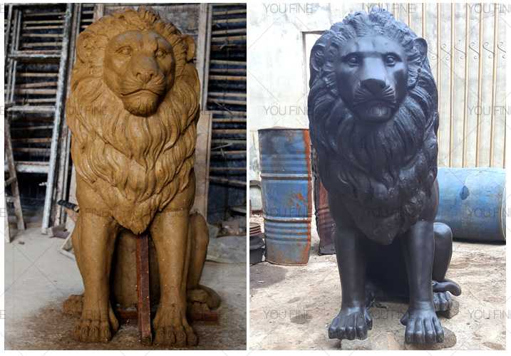 famous bronze lion statue for sale (2)