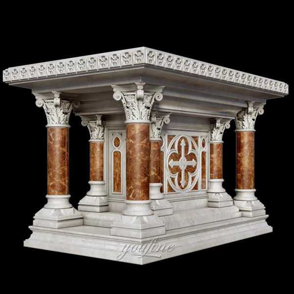 Religious statues of marble catholic church altar stand to buy