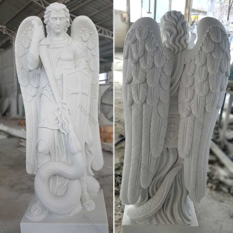 Life Size Famous Catholic Church Statue Archangel of Saint Michael Outdoor Statues for Sale