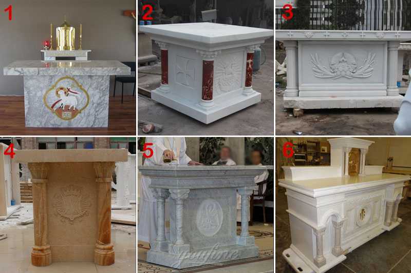 Marble church altar designs