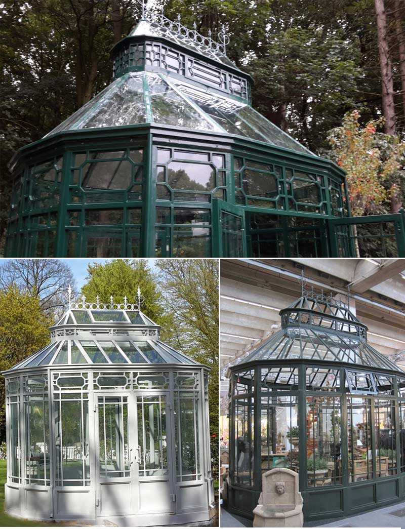 cheap outdoor small wrought iron gazebo designs for backyard decor on sale