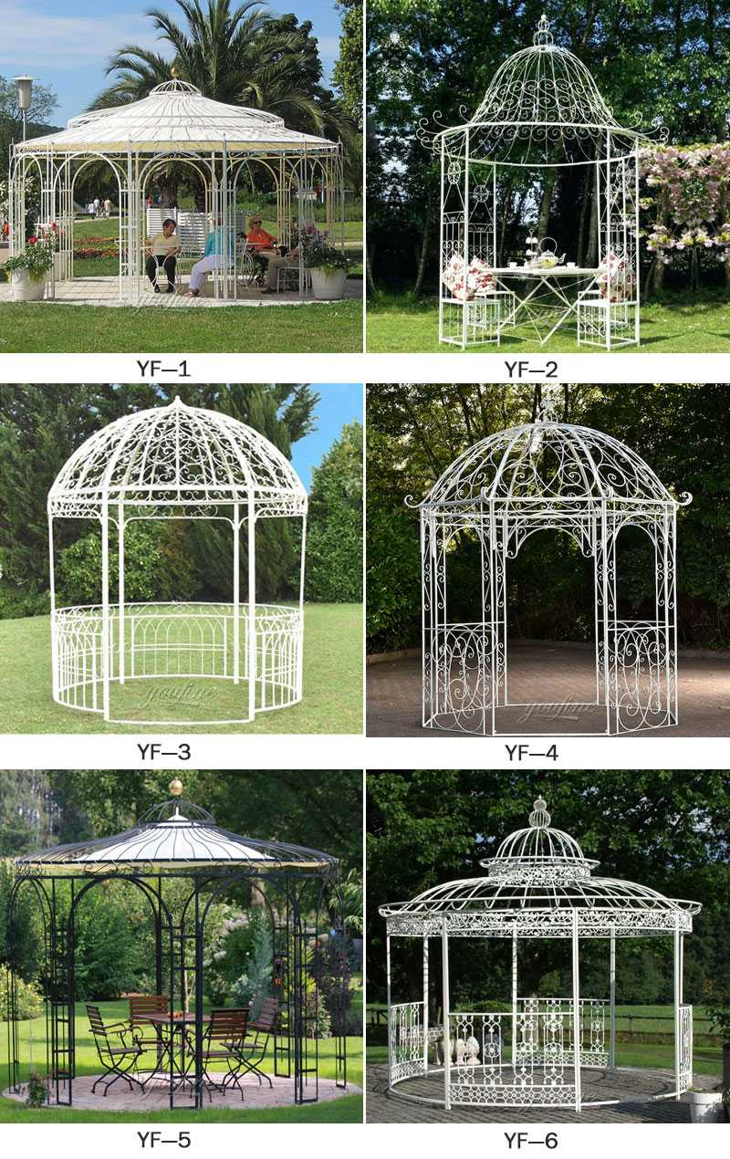 life size wrought iron gazebo for sale for wedding
