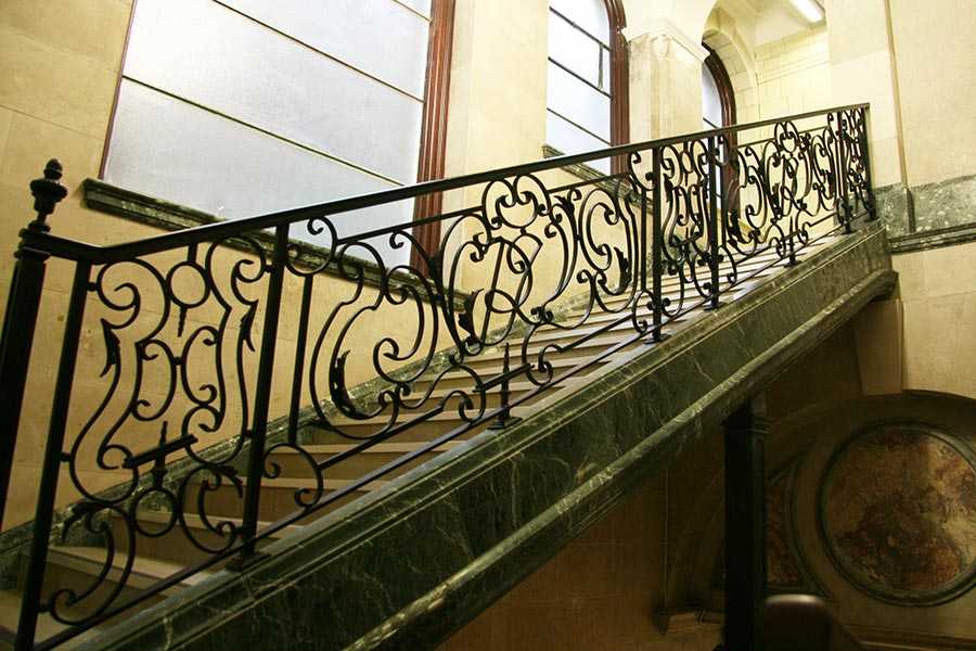 Directly supply high quality elegant wrought iron staircases designs supplier from china--IOK-163