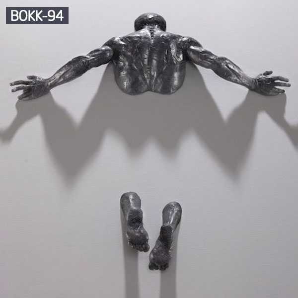 Figurative Sculptures Embedded In Gallery Walls Matteo Pugliese Replica for Sale--BOKK-94