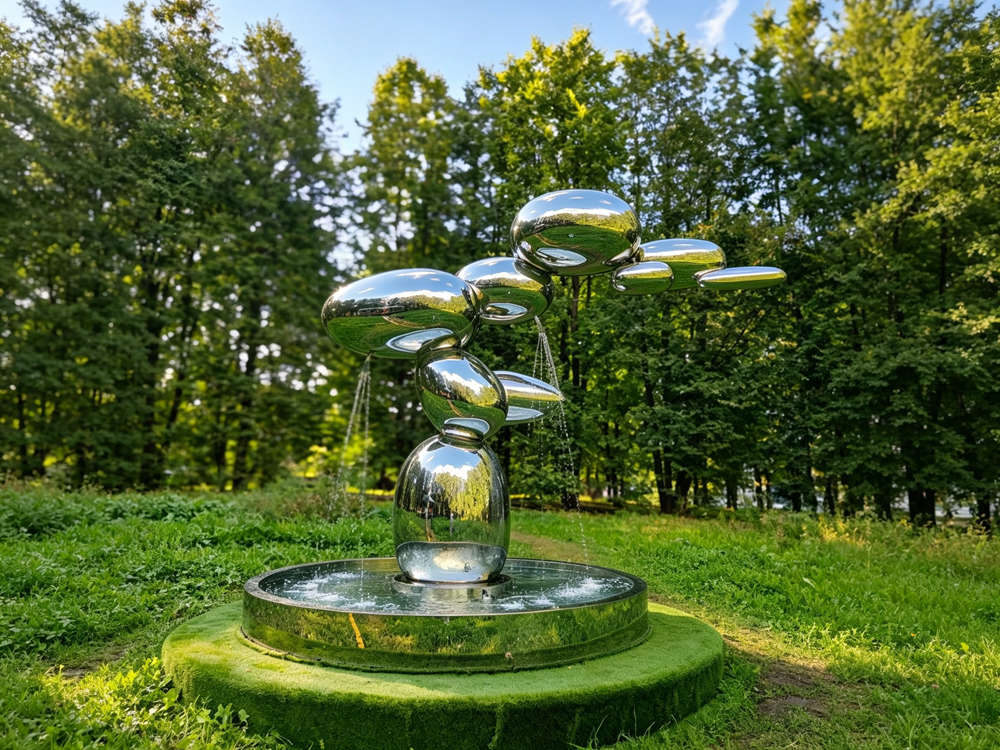Sculpture 04 installed feedback -- Moscow park