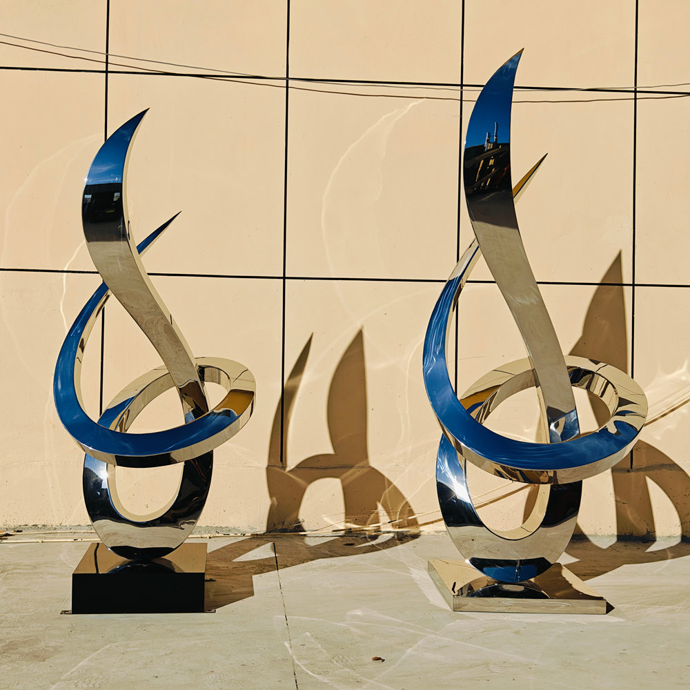 Finished Stainless Steel Sculpture