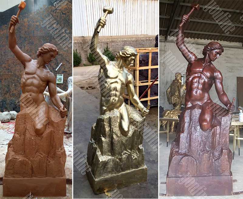 custom bronze self made man statue replica famous casting bronze figure statue for sale