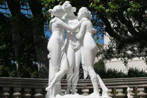 Famous Hand carved Marble Three Graces Sculpture