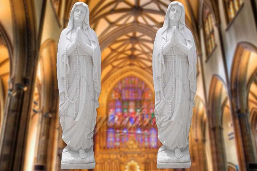 Decorative Life Size Marble Our Lady of Fatima Statue RSMS-02
