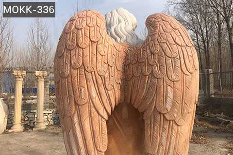 Marble Angel Water Fountain back