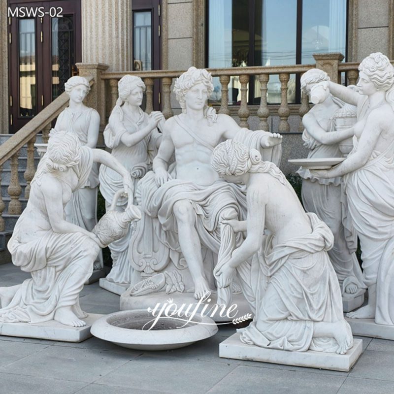 Apollo Attended by the Nymphs Statues