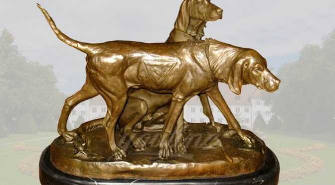 Life size bronze greyhound dog statue