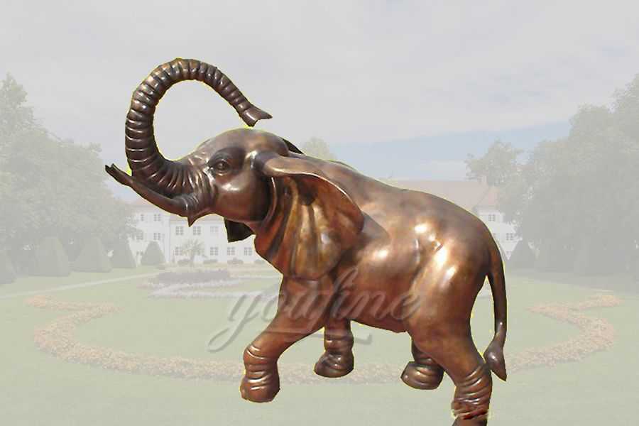 Outdoor western style bronze elephant statue