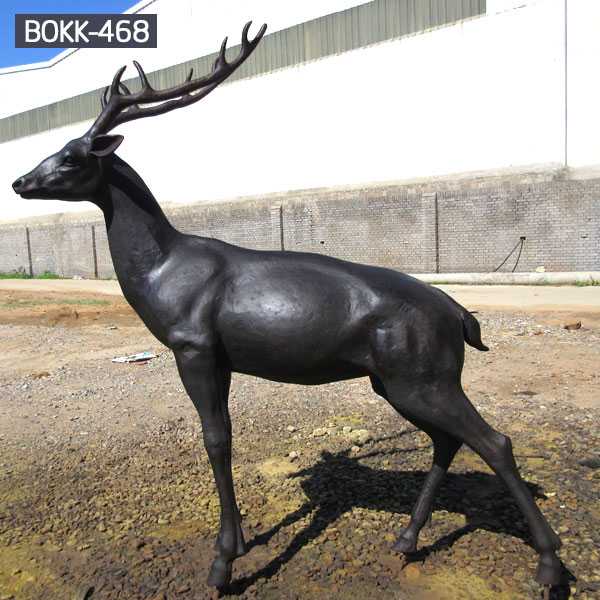BOKK-468 bronze deer statue for sale
