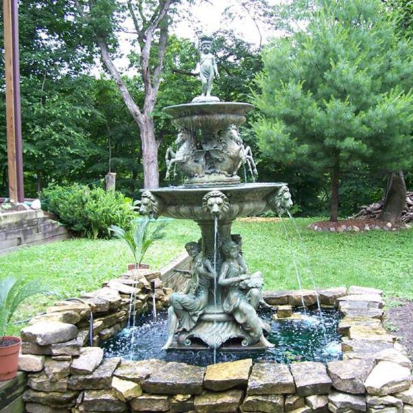 Bronze fountain sculpture large