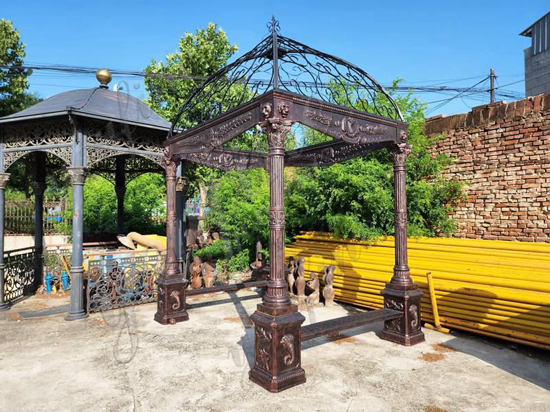 Durable and weather-resistant casting iron gazebos