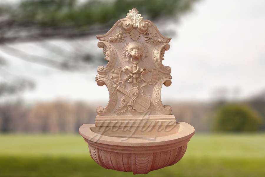 Outdoor decoration Marble Wall Water Fountain Sale