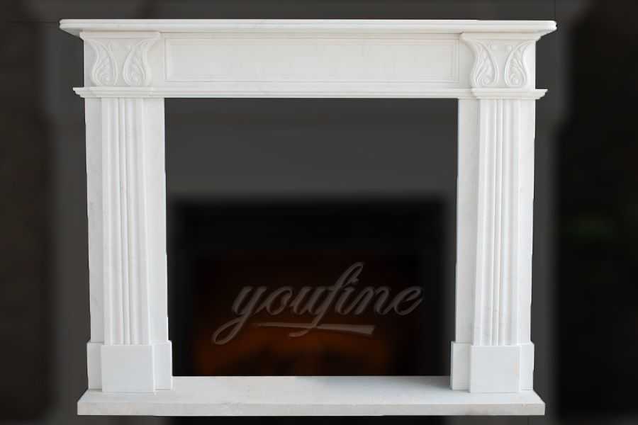 Factory customized indoor Regency marble fireplace frame on sale