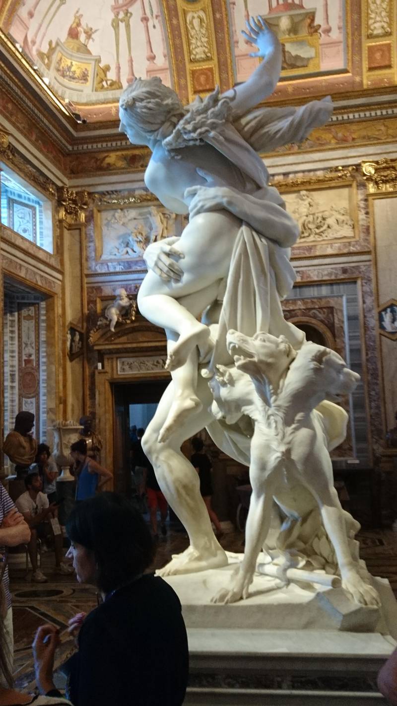 Famous Marble Statue of Rape of Proserpina