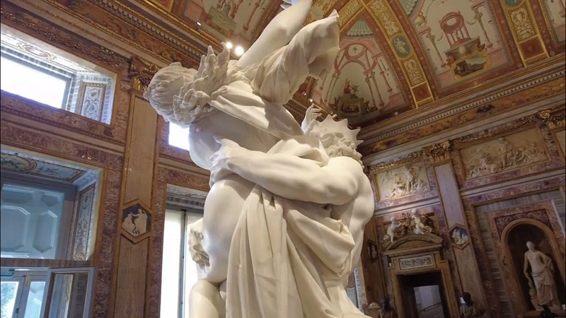 Famous Marble Statue of Rape of Proserpina