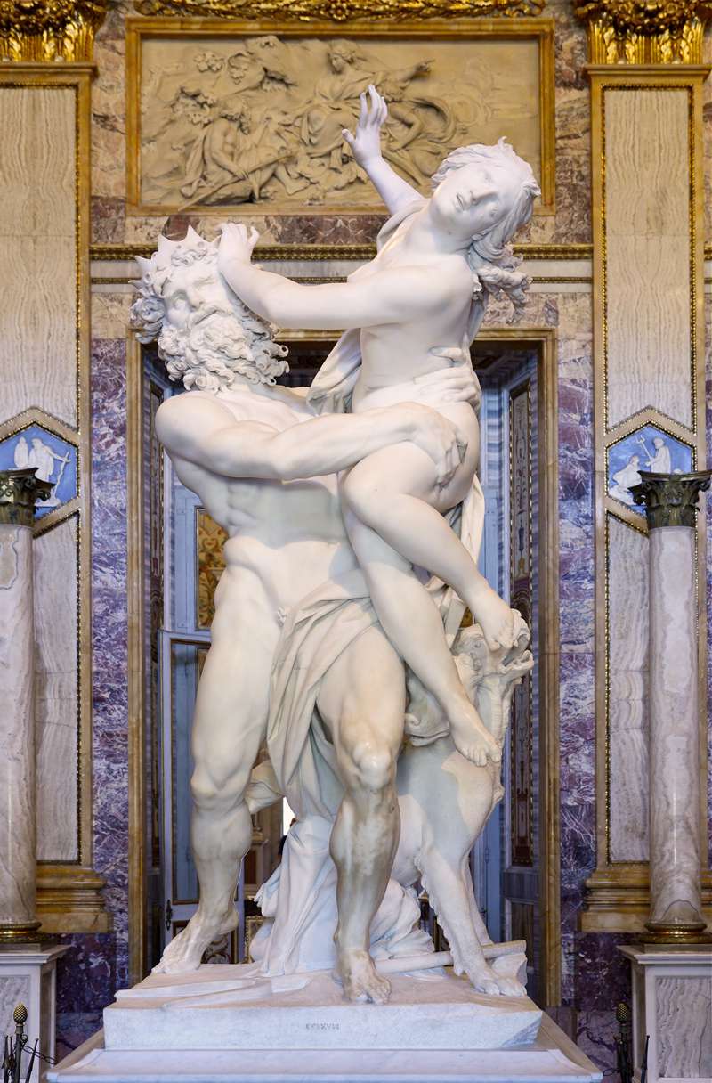 Famous Marble Statue of Rape of Proserpina