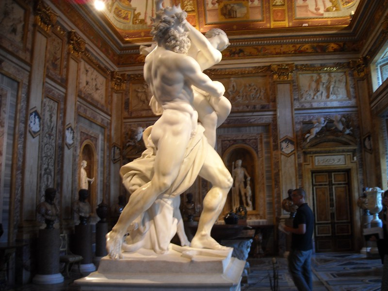 Famous Marble Statue of Rape of Proserpina