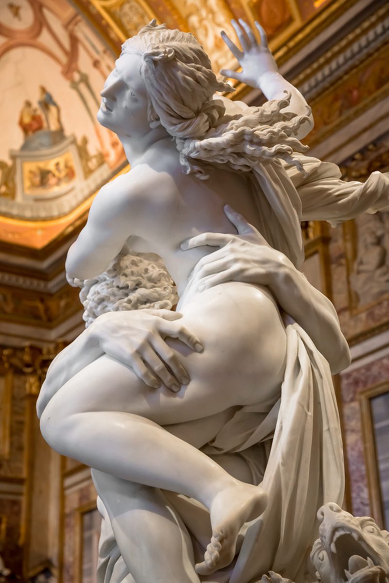 Famous Marble Statue of Rape of Proserpina