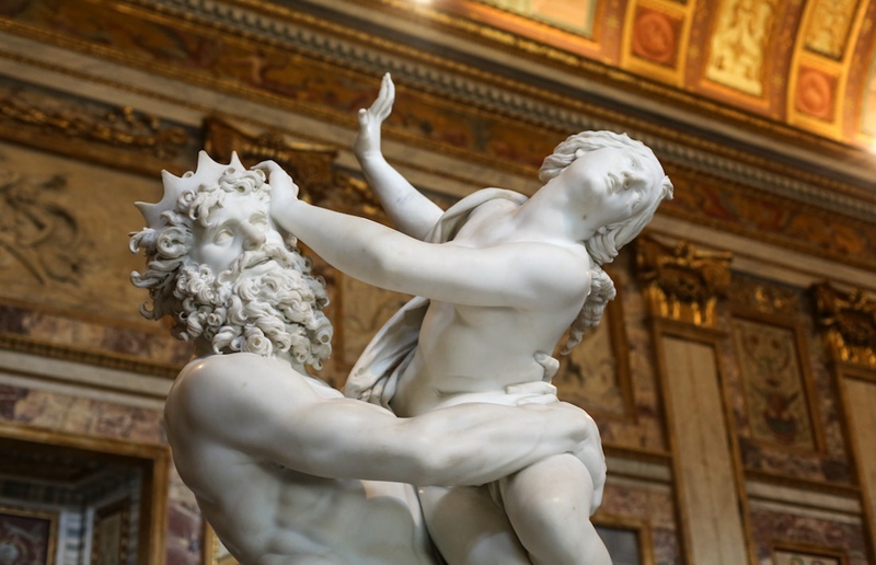 Famous Marble Statue of Rape of Proserpina