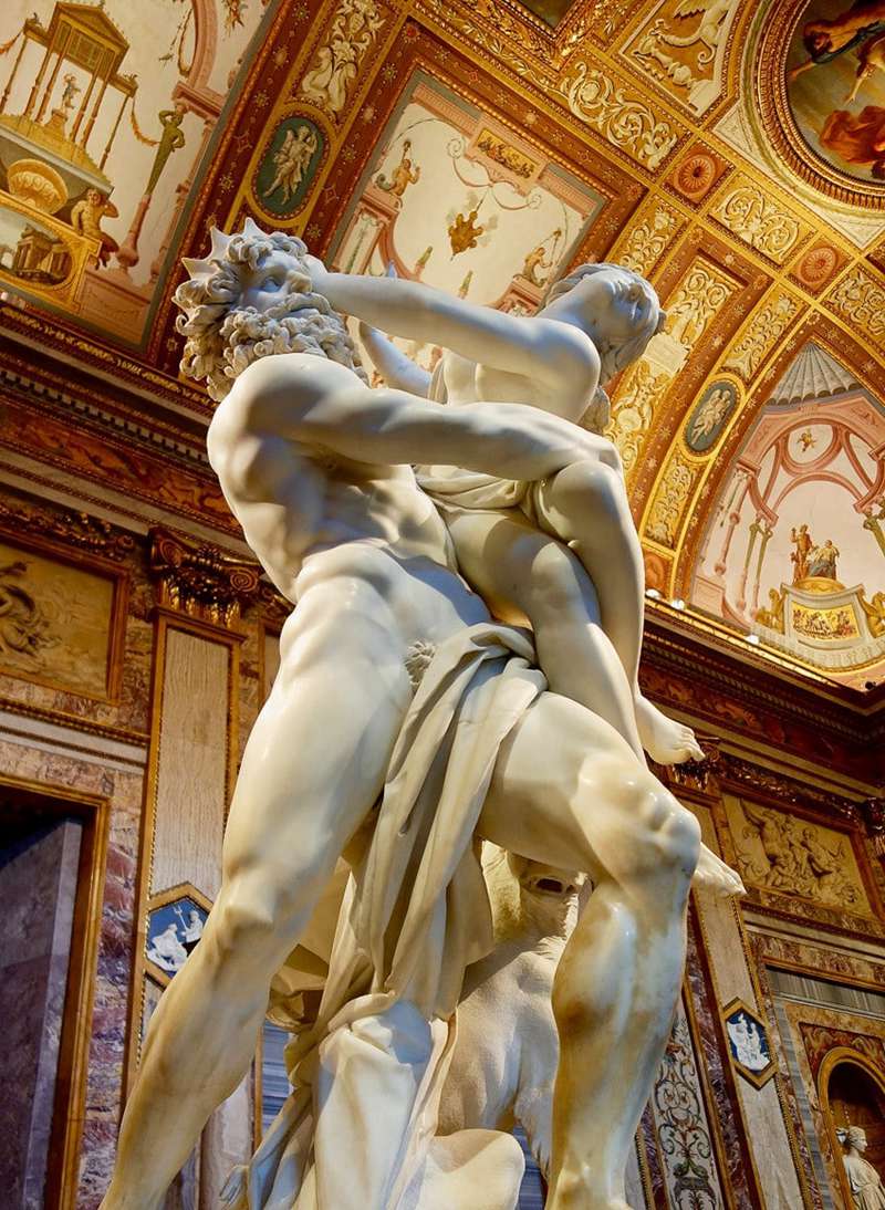 Famous Marble Statue of Rape of Proserpina