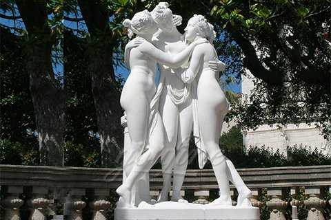 Garden Decor Life Size Statue Three Graces Sculpture