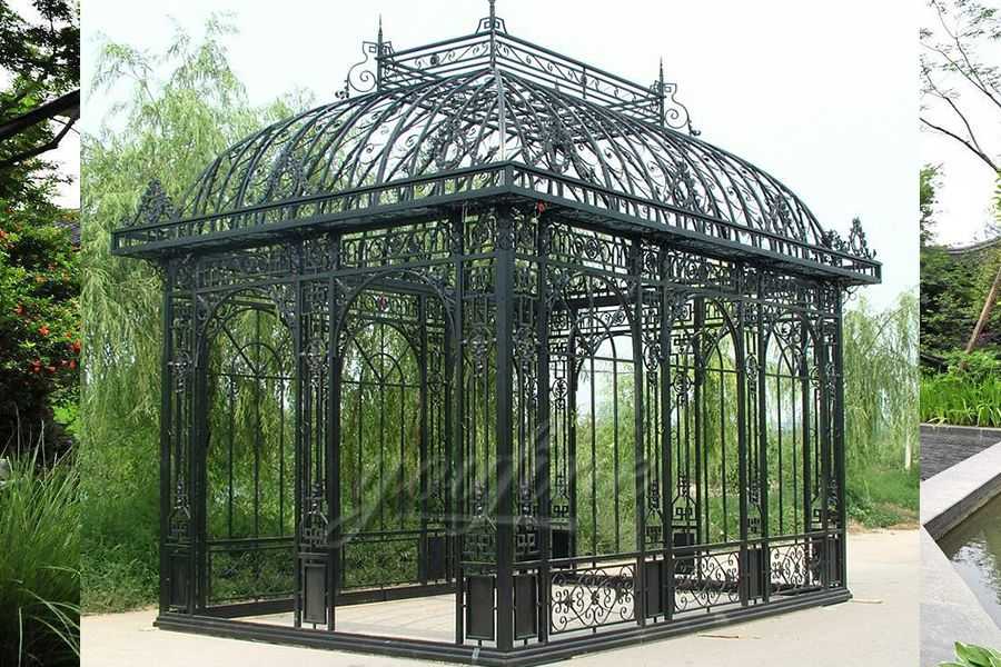 Garden Wrought Iron Pavilion Metal Gazebo IGWG-03