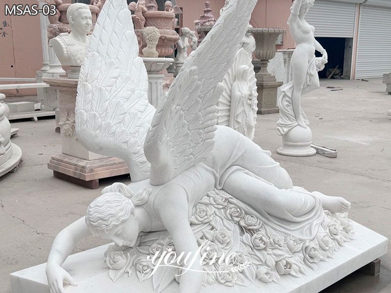 Guardian Angel Statue for Cemetery