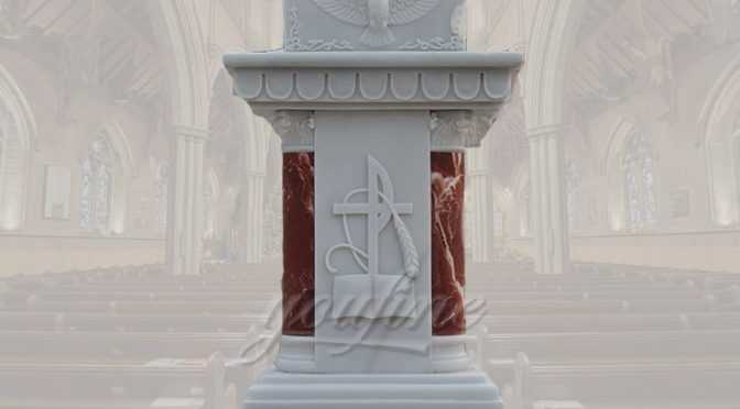 Hand Carved Beautiful Designs Marble Pulpits and Ambo for Sale