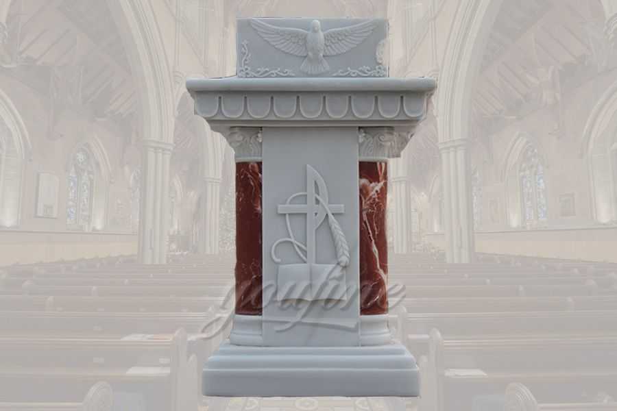 Hand Carved Beautiful Designs Marble Pulpits and Ambo for Sale