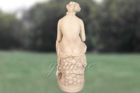 Hand carved nude lady marble sculpture