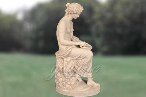 Hand carved nude lady marble sculpture