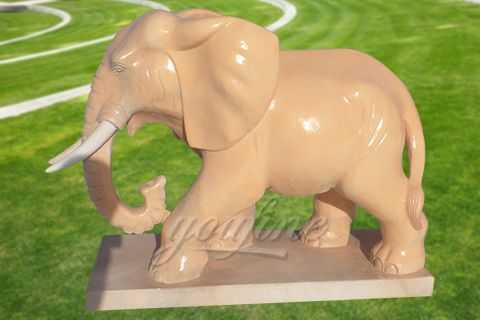 garden marble elephant statues