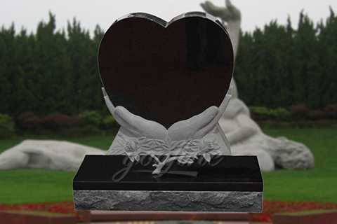 Heart Shape Granite Headstone