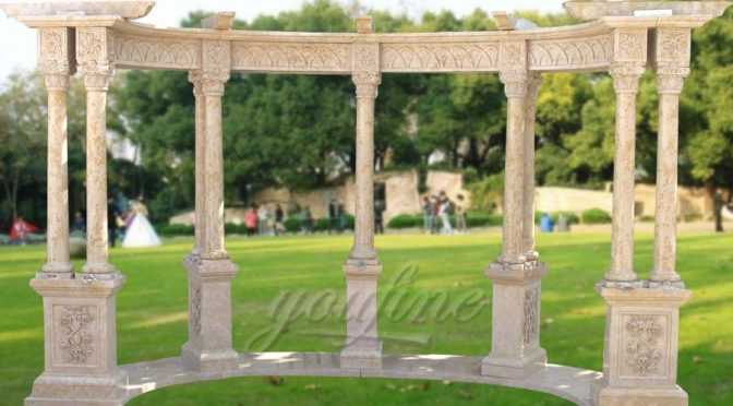 High quality hand carved grand marble gazebo