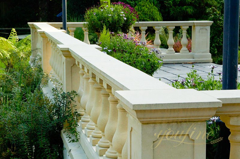 Hot Design Beige Marble Balustrade Manufacturer