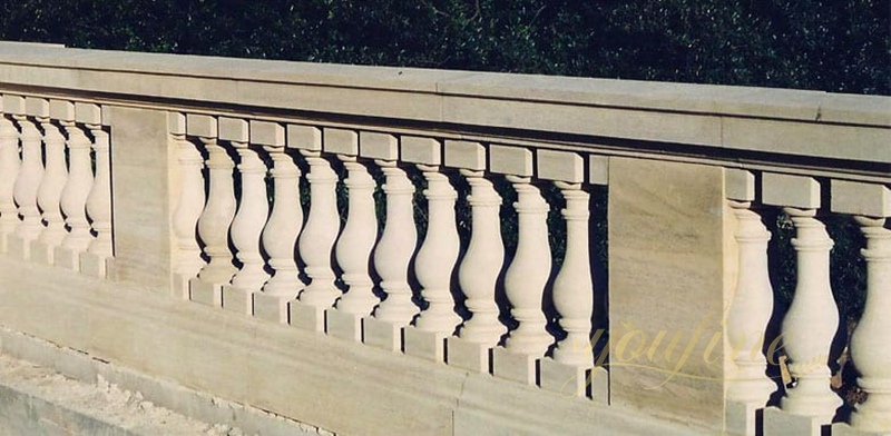 Hot Design Beige Marble Balustrade Manufacturer